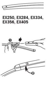 Щетки стеклоочистителя Trico EX405