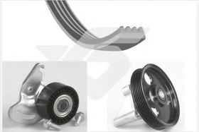 Комплект поликлинового ремня Hutchinson KHV 169