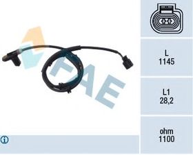 Датчик ABS FAE 78025