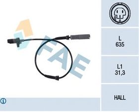 Датчик ABS FAE 78044