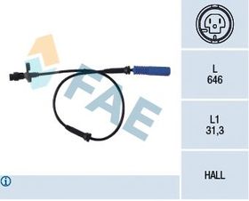Датчик ABS FAE 78045