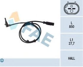 Датчик ABS FAE 78112
