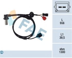Датчик ABS FAE 78063