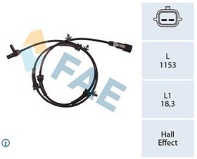 Датчик ABS FAE 78435
