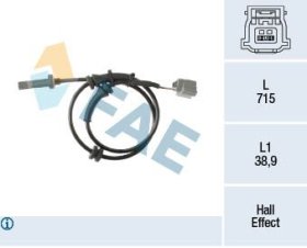 Датчик ABS FAE 78468
