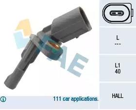 Датчик ABS FAE 78126