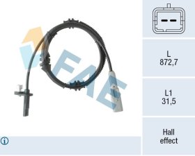 Датчик ABS FAE 78552