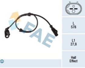 Датчик ABS FAE 78276