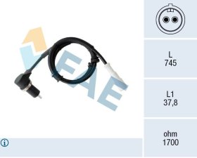 Датчик ABS FAE 78555