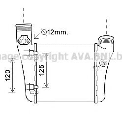 Интеркулер AVA Quality Cooling AIA4333