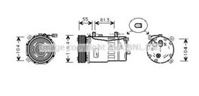 Компрессор кондиционера AVA Quality Cooling AIAK003