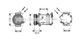 Компрессор кондиционера AVA Quality Cooling CNAK242