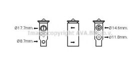 Розширювальний клапан кондиціонера AVA Quality Cooling DN1380
