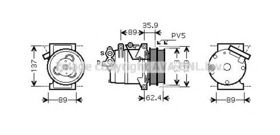 Компрессор кондиционера AVA Quality Cooling FDK433