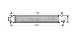 Интеркулер AVA Quality Cooling FT4321