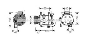 Компрессор кондиционера AVA Quality Cooling HDK232