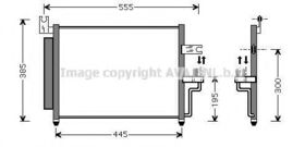 Радиатор кондиционера AVA Quality Cooling HY5081D