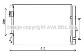 Радиатор кондиционера AVA Quality Cooling HY5269D