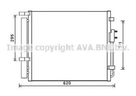 Радіатор кондиціонера AVA Quality Cooling HY5343D