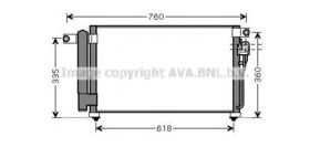 Радиатор кондиционера AVA Quality Cooling KA5081D