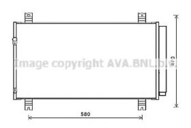 Радіатор кондиціонера AVA Quality Cooling MT5258
