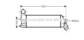 Интеркулер AVA Quality Cooling PEA4261