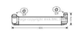 Інтеркулер AVA Quality Cooling RTA4411