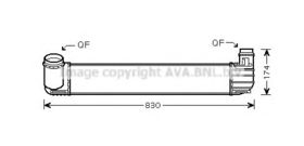 Інтеркулер AVA Quality Cooling RTA4413