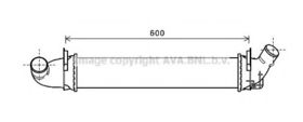 Интеркулер AVA Quality Cooling RTA4496