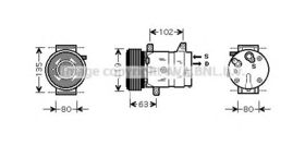 Компрессор кондиционера AVA Quality Cooling RTAK440