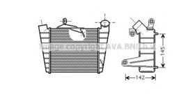 Интеркулер AVA Quality Cooling SAA4020