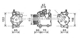 Компрессор кондиционера AVA Quality Cooling SZAK125