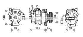 Компрессор кондиционера AVA Quality Cooling aiak342