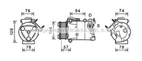 Компрессор кондиционера AVA Quality Cooling fdak482