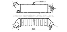 Интеркулер AVA Quality Cooling vna4162