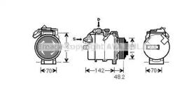 Компрессор кондиционера AVA Quality Cooling bwak385