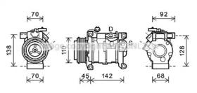 Компрессор кондиционера AVA Quality Cooling crak128