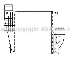 Интеркулер AVA Quality Cooling PEA4385