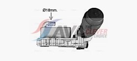 Оливний радіатор двигуна AVA Quality Cooling ms3741h