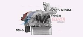 Масляный радиатор двигателя AVA Quality Cooling rt3631h