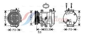 Компрессор кондиционера AVA Quality Cooling DWAK080
