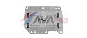 Оливний радіатор двигуна AVA Quality Cooling ol3710