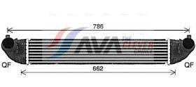 Интеркулер AVA Quality Cooling ol4720