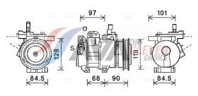 Компрессор кондиционера AVA Quality Cooling kaak261