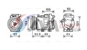 Компрессор кондиционера AVA Quality Cooling hyak238