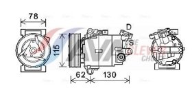 Компрессор кондиционера AVA Quality Cooling dnak386