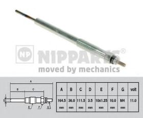 Свеча накала Nipparts N5710304