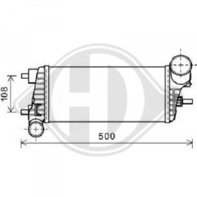 Интеркулер Diederichs dca1116