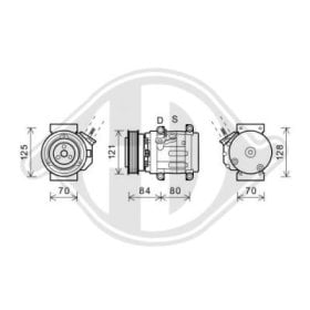 Компрессор кондиционера Diederichs dck1155