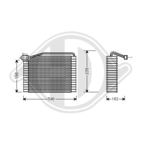 Испаритель кондиционера Diederichs dcv1004